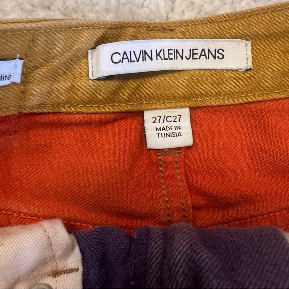 Calvin Klein Color Block High Rise Mini Skirt - Picture 3 of 4